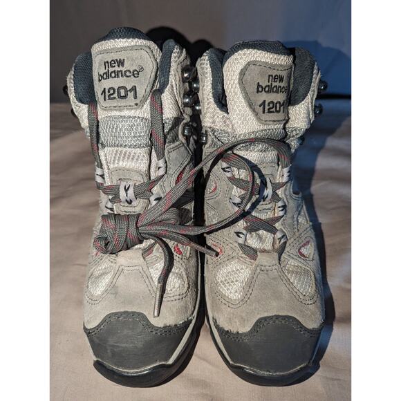 New Balance Womens 6 Hiking Boots 1201 Terra Stryder Ankle Lace Up Gray - Picture 1 of 10